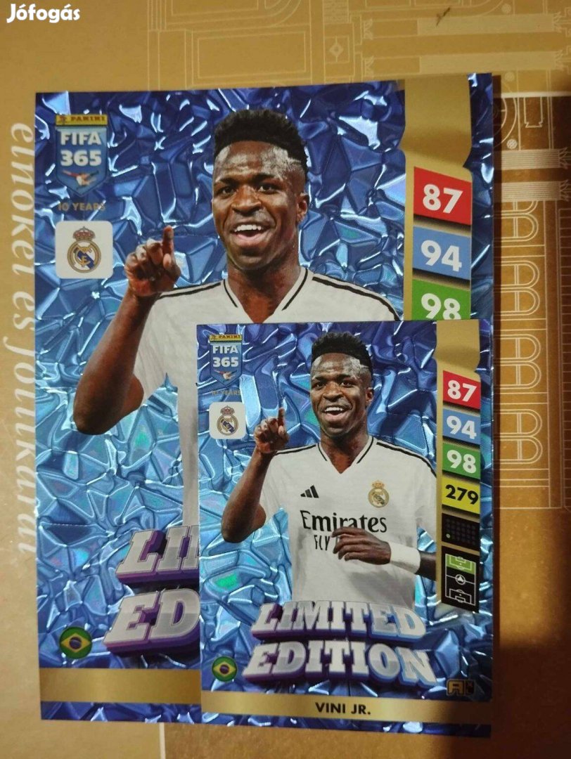 Vini Jr. Vinicius (Real Madrid) FIFA 365 2025 XXL Limited focis kártya