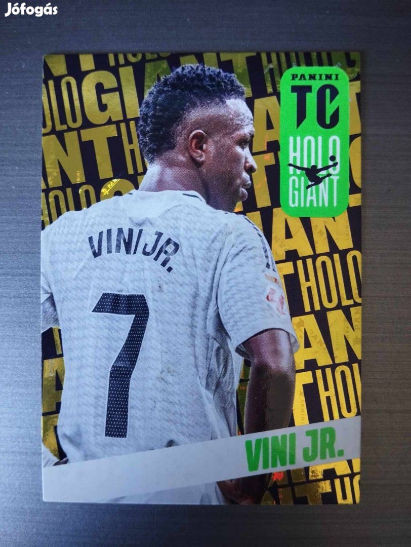 Vini Jr. Vinicius (Real Madrid) Holo Giant Top Class 2025 focis kártya