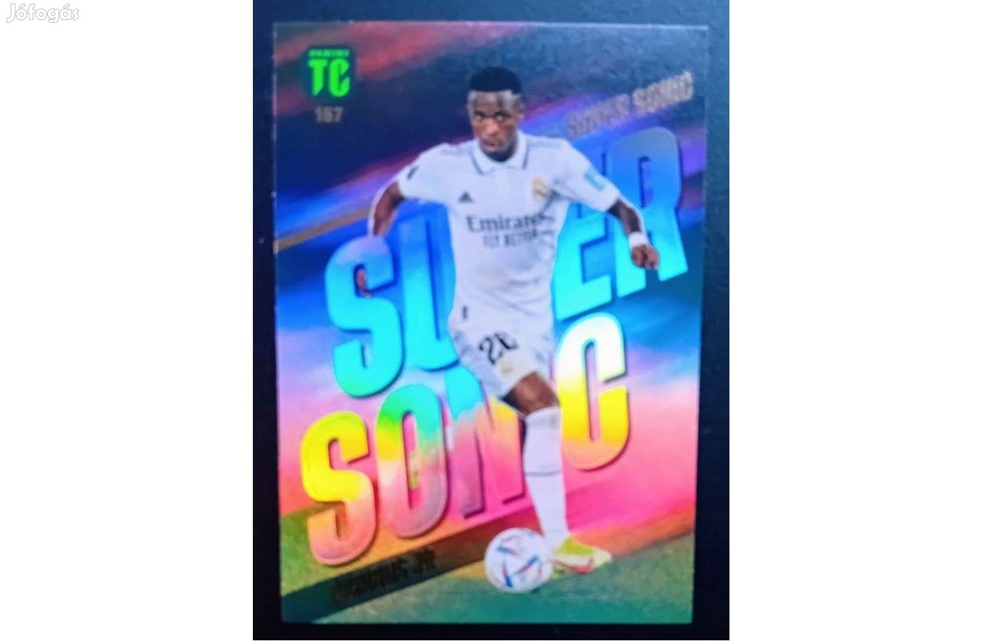 Vinícius Jr. Real Madrid Super Sonic focis kártya Top Class 2023