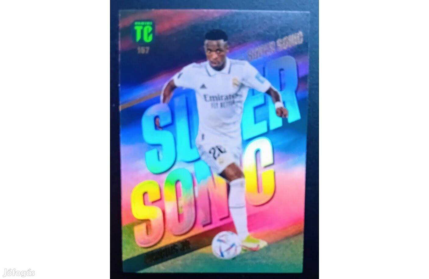 Vinícius Jr. Real Madrid Super Sonic focis kártya Top Class