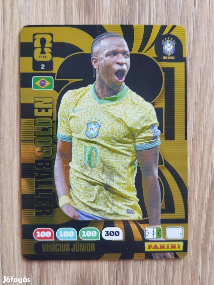 Vinicius Jr. Brazília World Cup 2026 Golden Baller focis