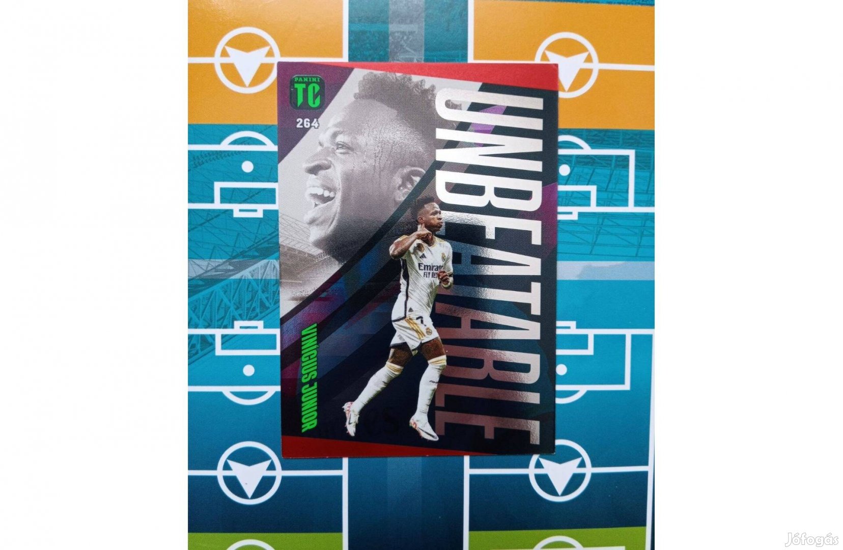 Vinicius Junior Piros Unbeatable Top Class 2024 kártya