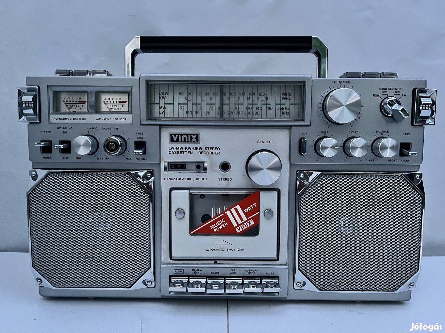 Vinix VPC-6714 boombox retro rádiós magnó szervizelve