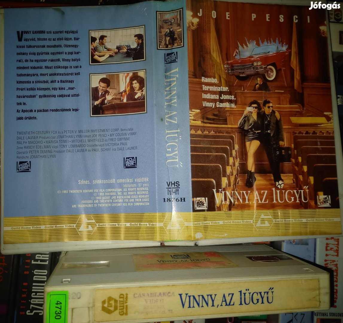 Vinny 1ügyű - vígjáték vhs - Joe Pesci