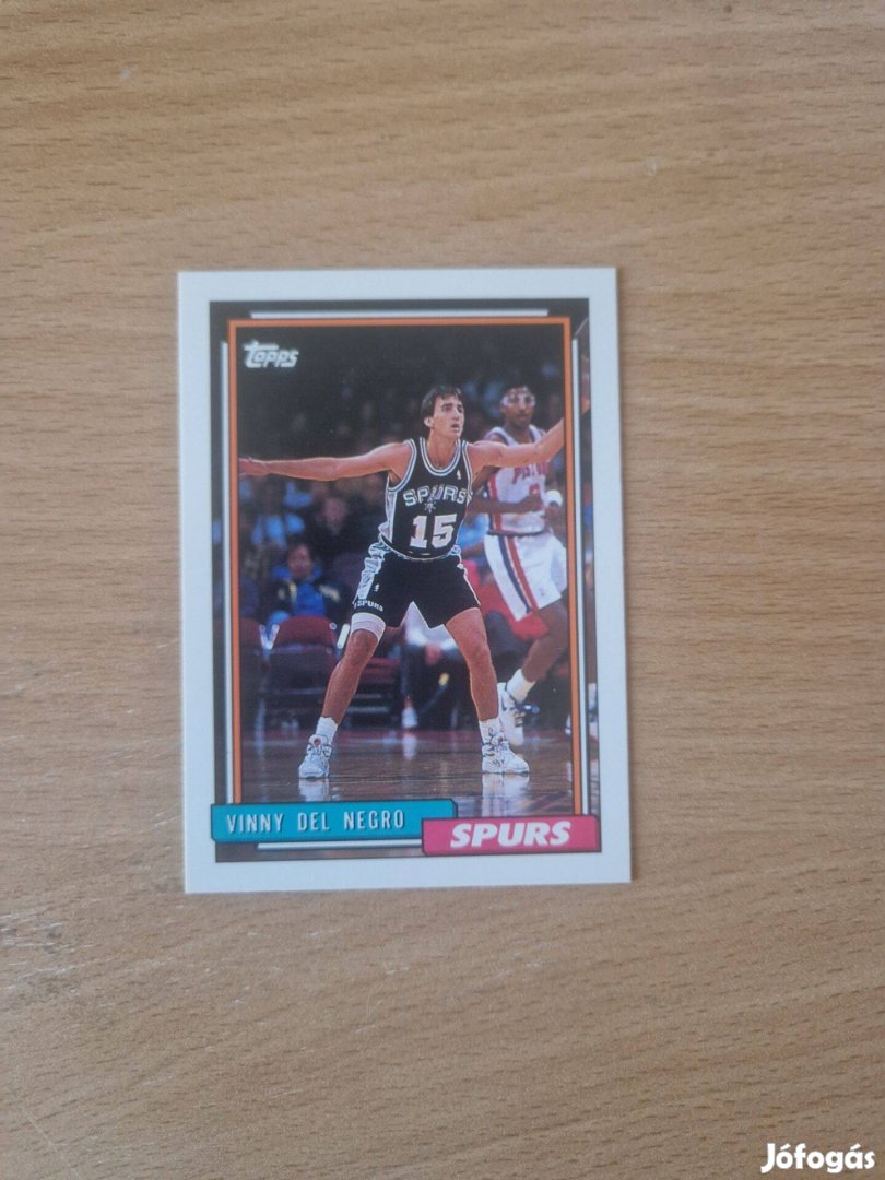 Vinny Del Negro Topps 1992-93 365 kosaras kártya