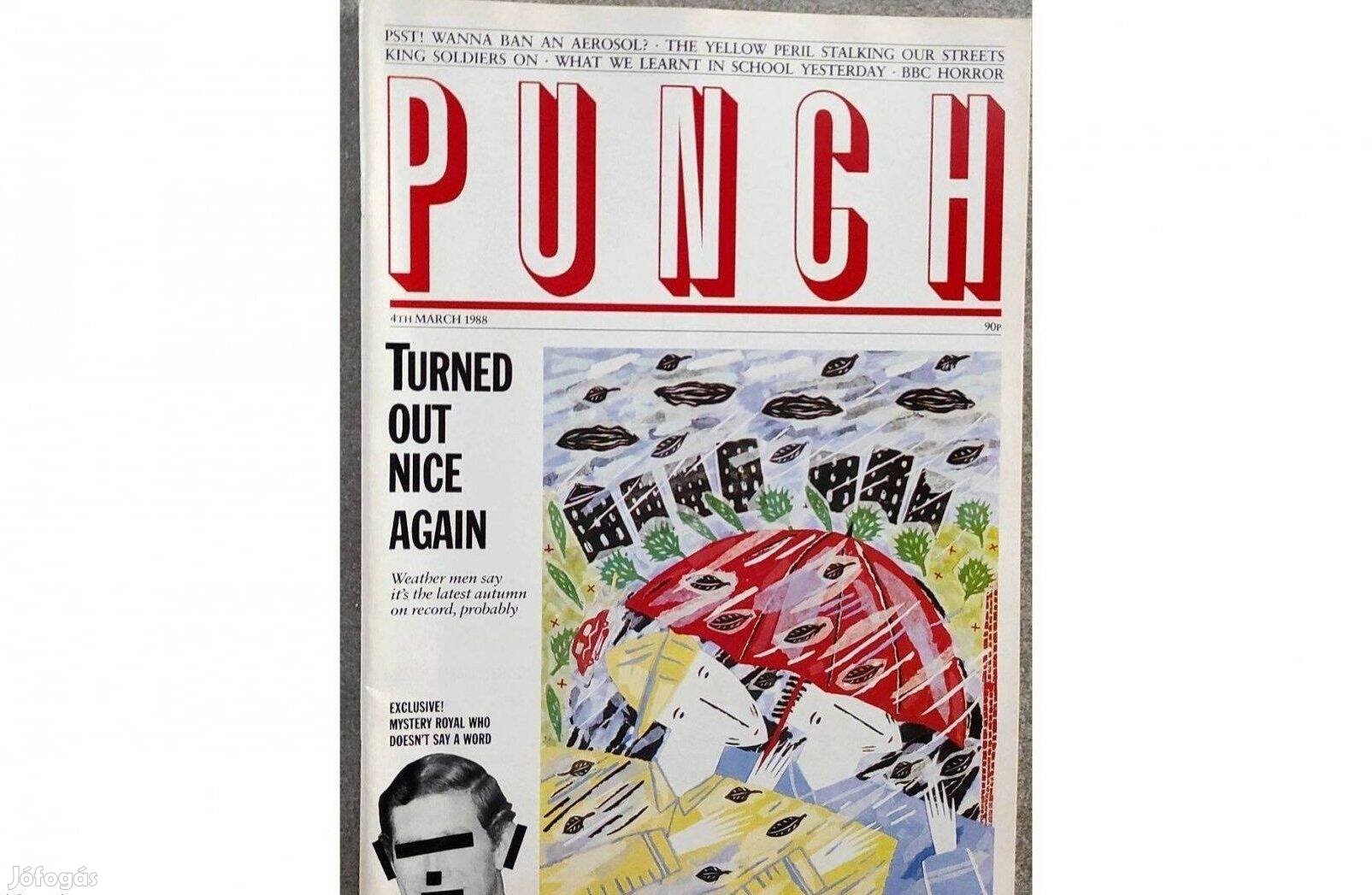 Vintage Angol nyelű heti magazin Punch
