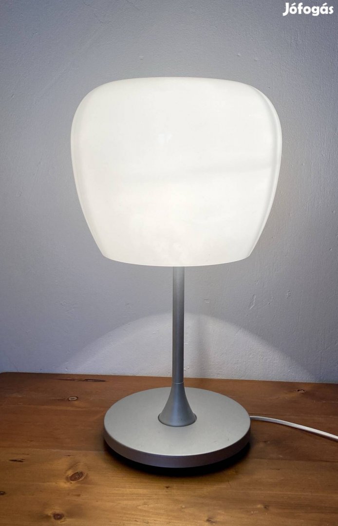 Vintage IKEA Althorn asztali lámpa retro fém üveg