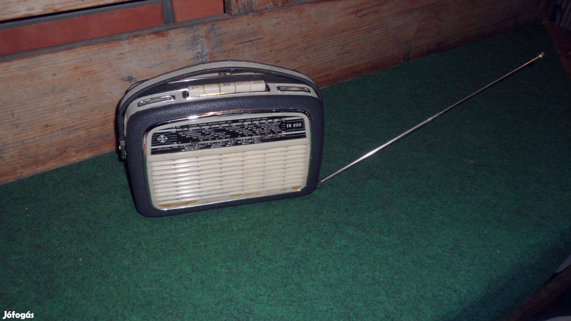 Vintage Ingelen TR 800 világvevő 2 elemes hordozható rádió hibátlan