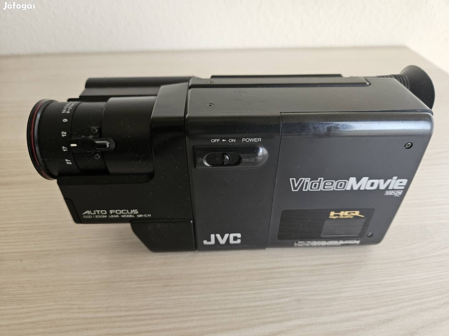 Vintage JVC GR-C11 videokamera tartozékokkal