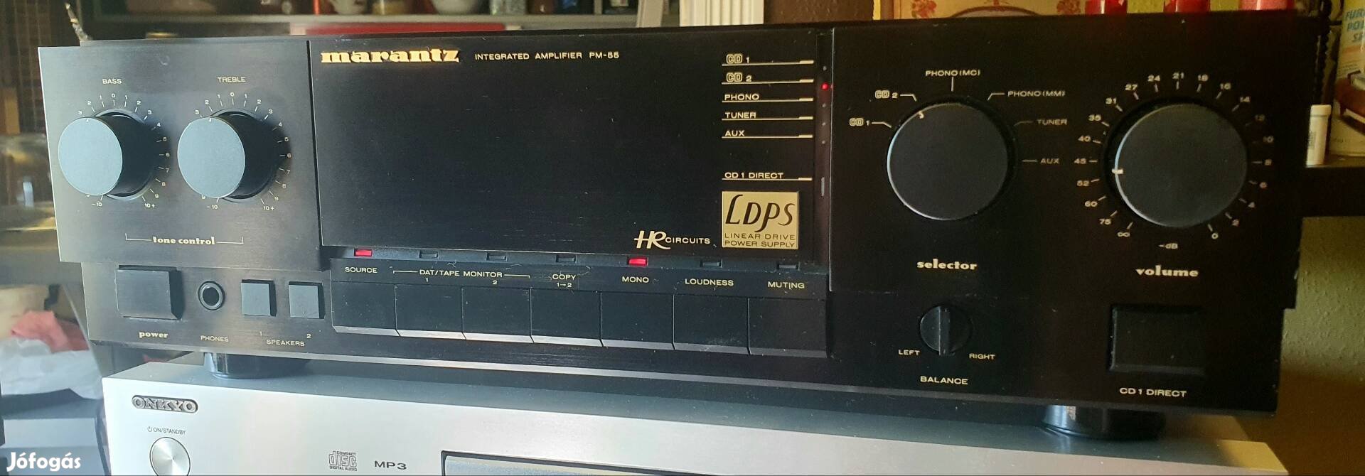Vintage Marantz PM-55 stereo erősítő