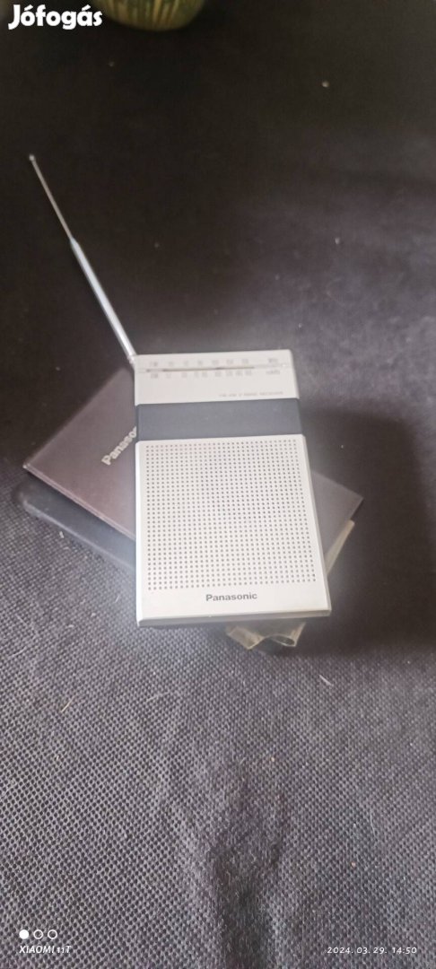 Vintage Panasonic Rf-032 Made in Japan slim kis rádió. Hibátlan 