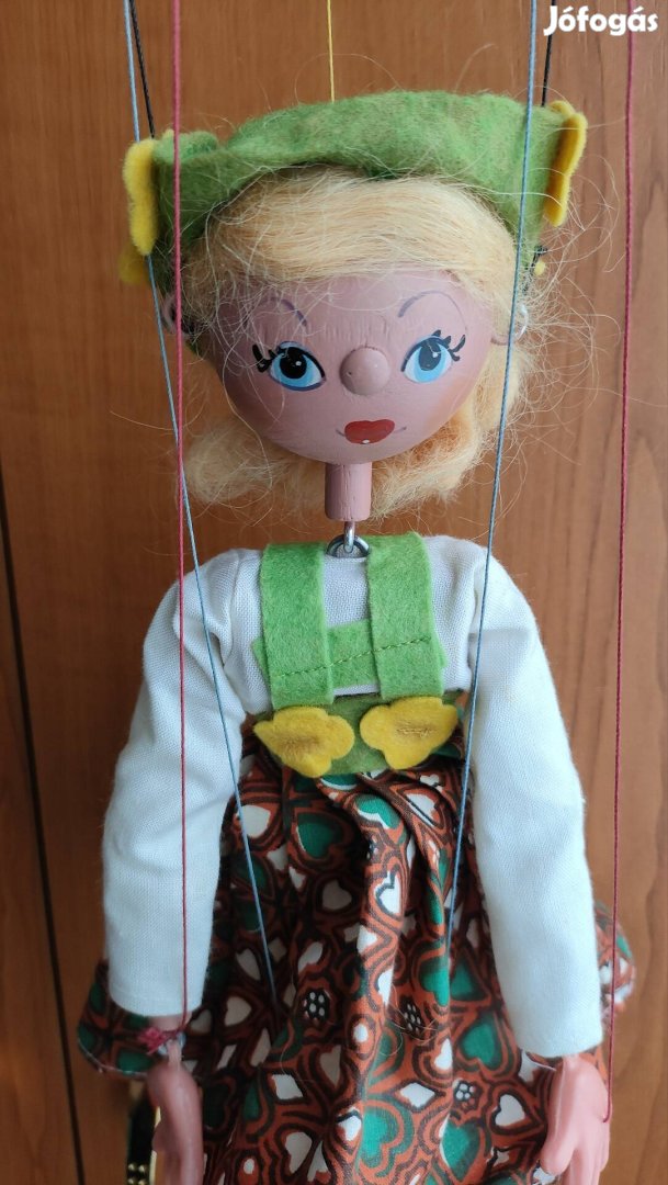 Vintage Pelham Puppets marionett bábu 1950's-60's