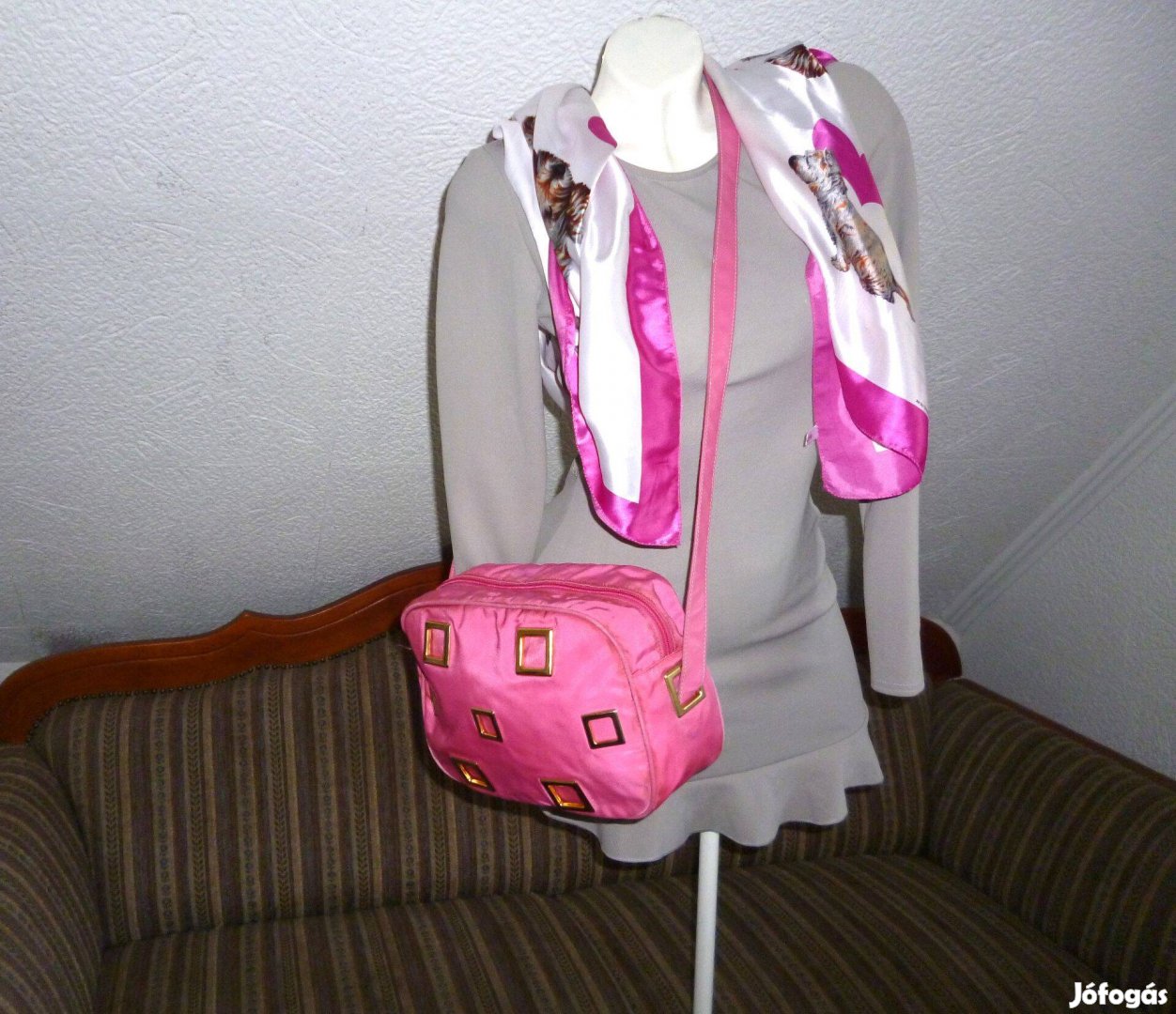 Vintage Prada pink táska