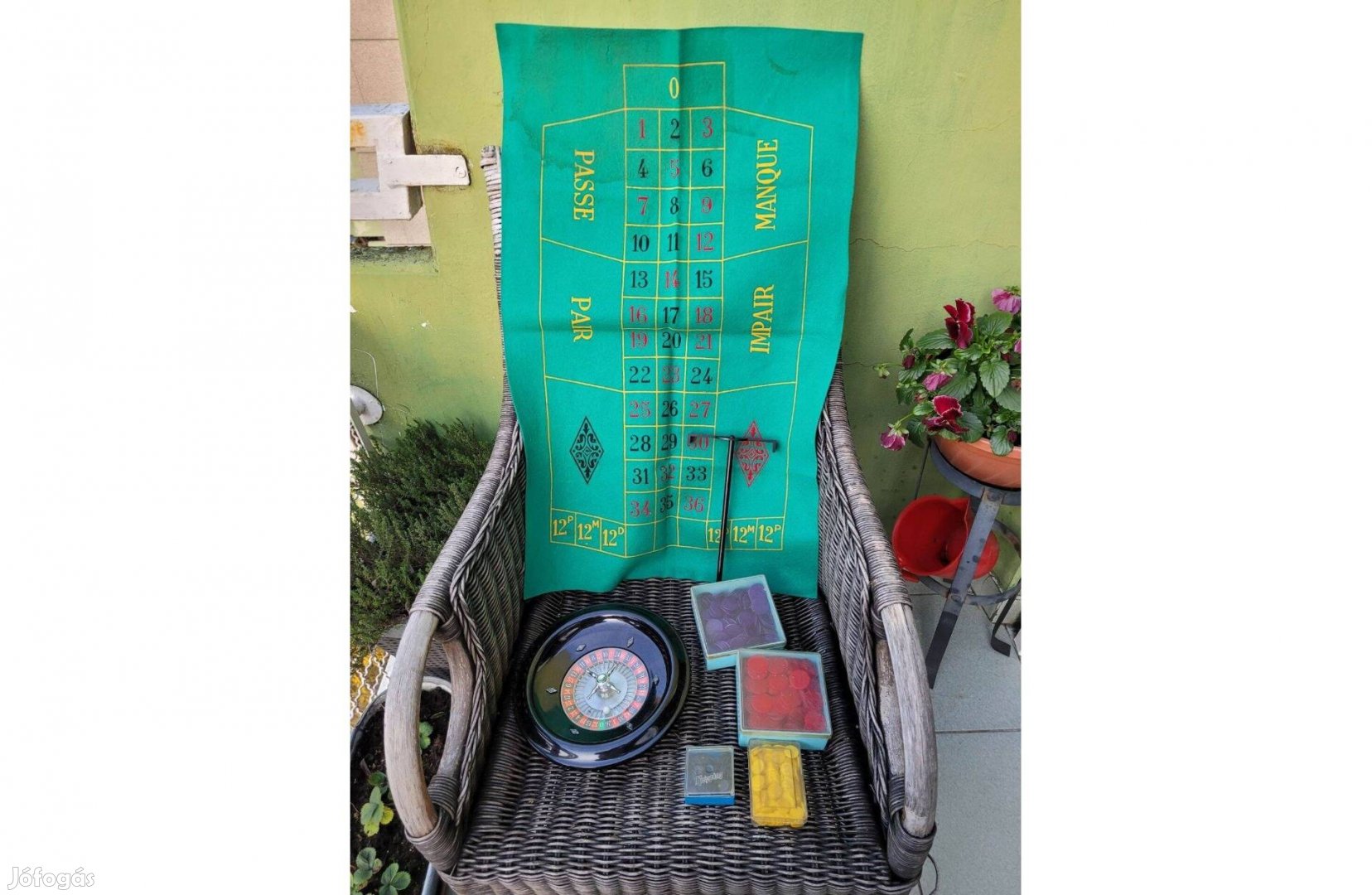 Vintage Roulette társasjáték