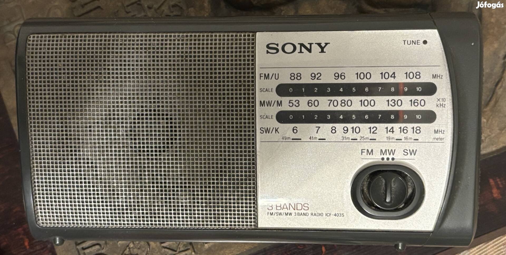 Vintage Sony rádió 