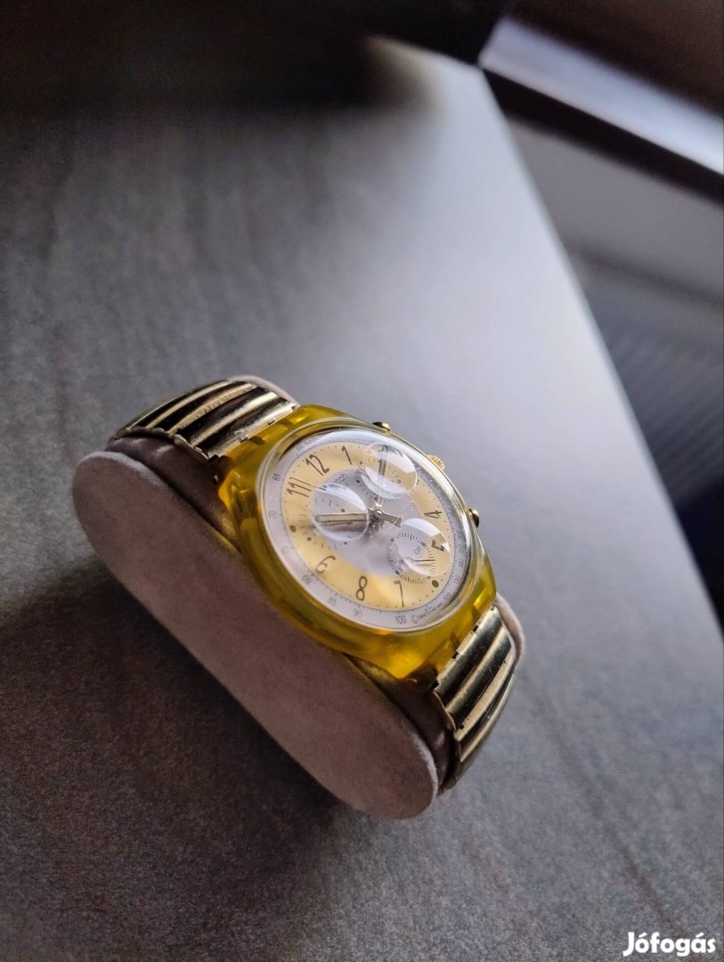 Vintage Swatch Chrono női karóra 