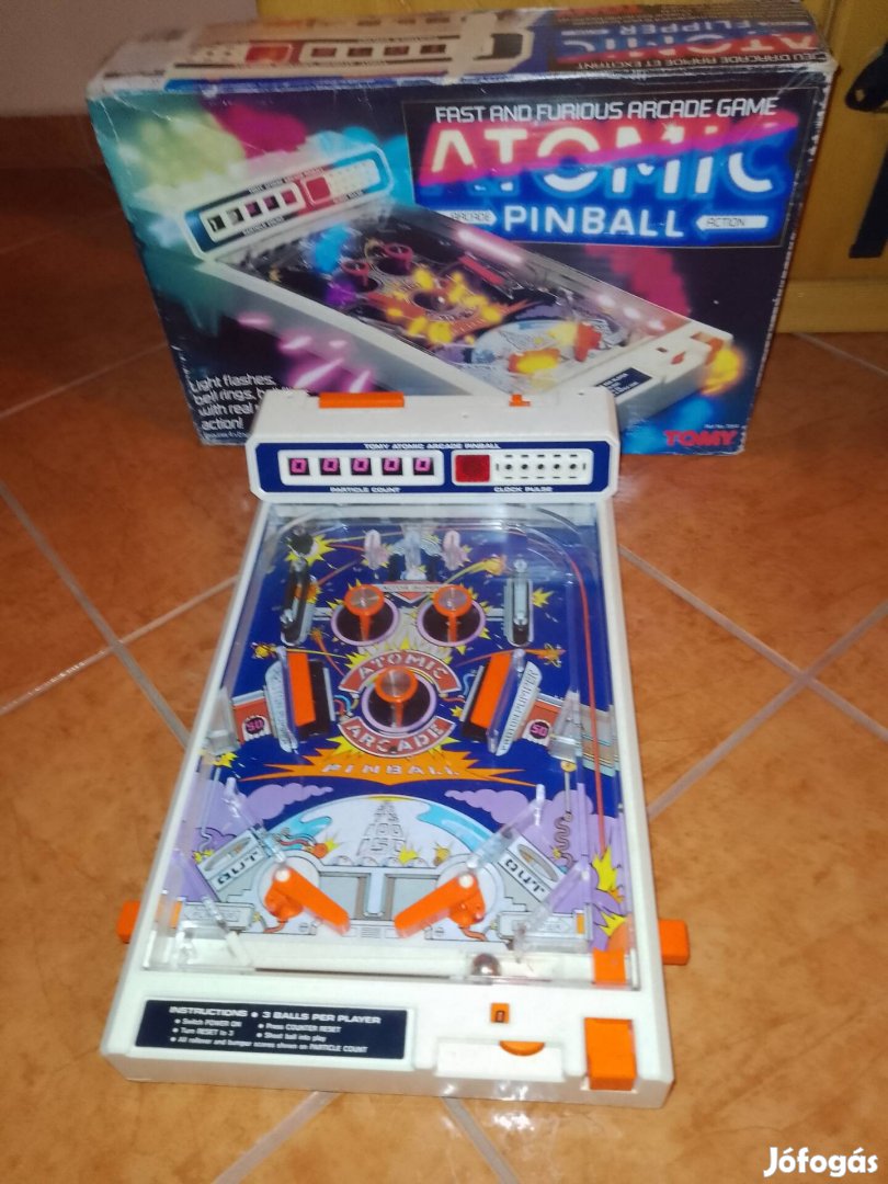 Vintage Tomy Atomic Pinball 