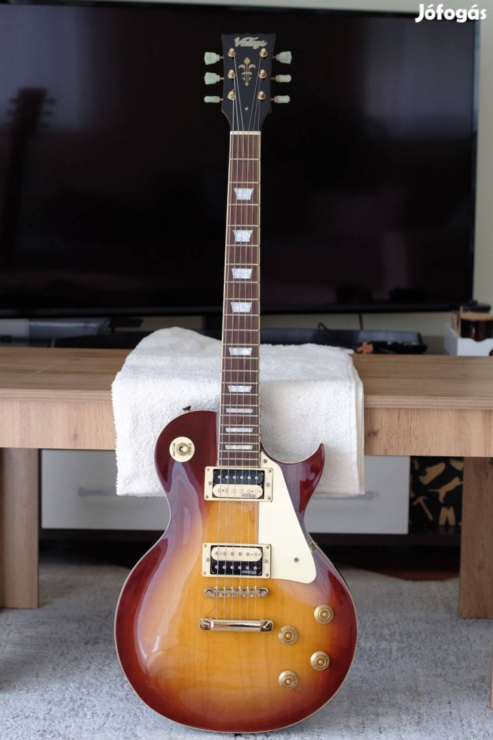 Vintage V-100 TSB Les Paul elektromos gitár