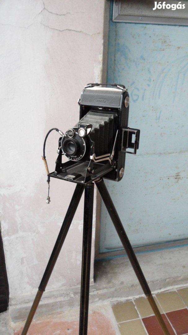 Vintage Zeiss Ikonta 6x9 harmonikás 1 kamera Novar 10.4 mm 1:6.3