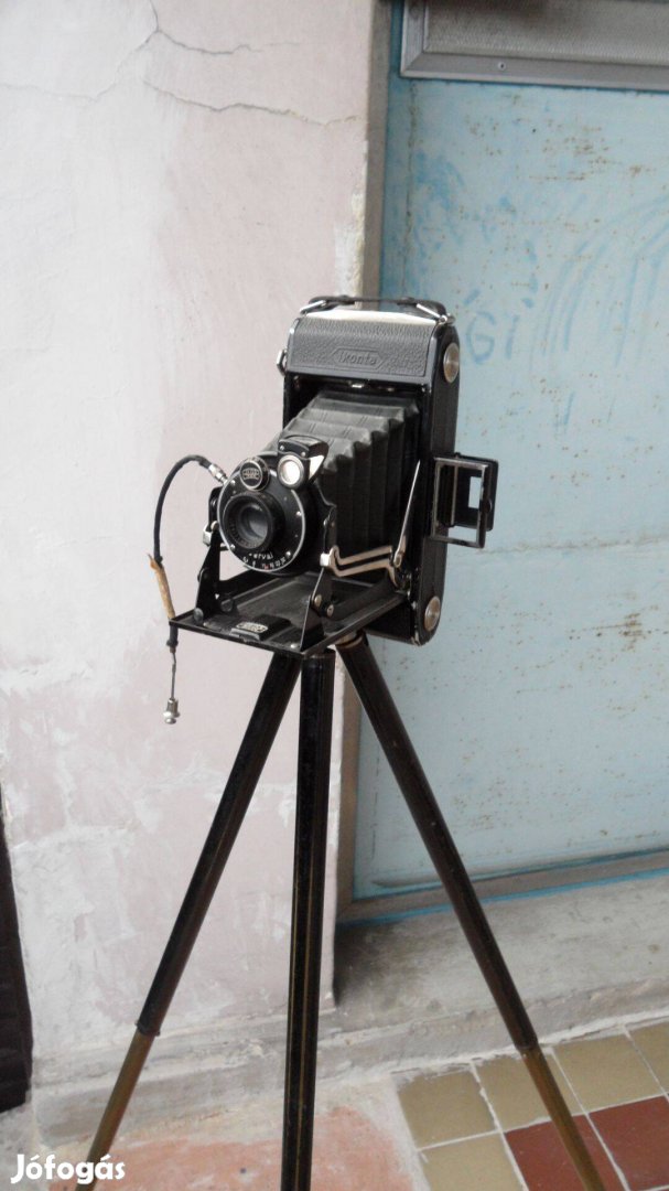 Vintage Zeiss Ikonta 6x9 harmonikás kamera Novar 10.5 mm 1:6.4