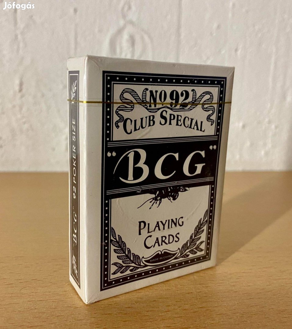 Vintage, BCG No.92 Club Special römi / francia kártyapakli (bontatlan,