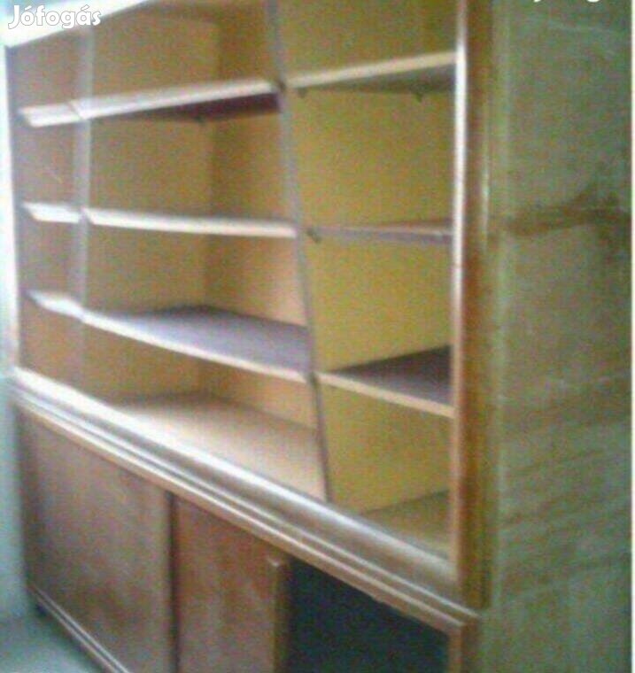 Vintage bútor szekrény polc üzletberendezés