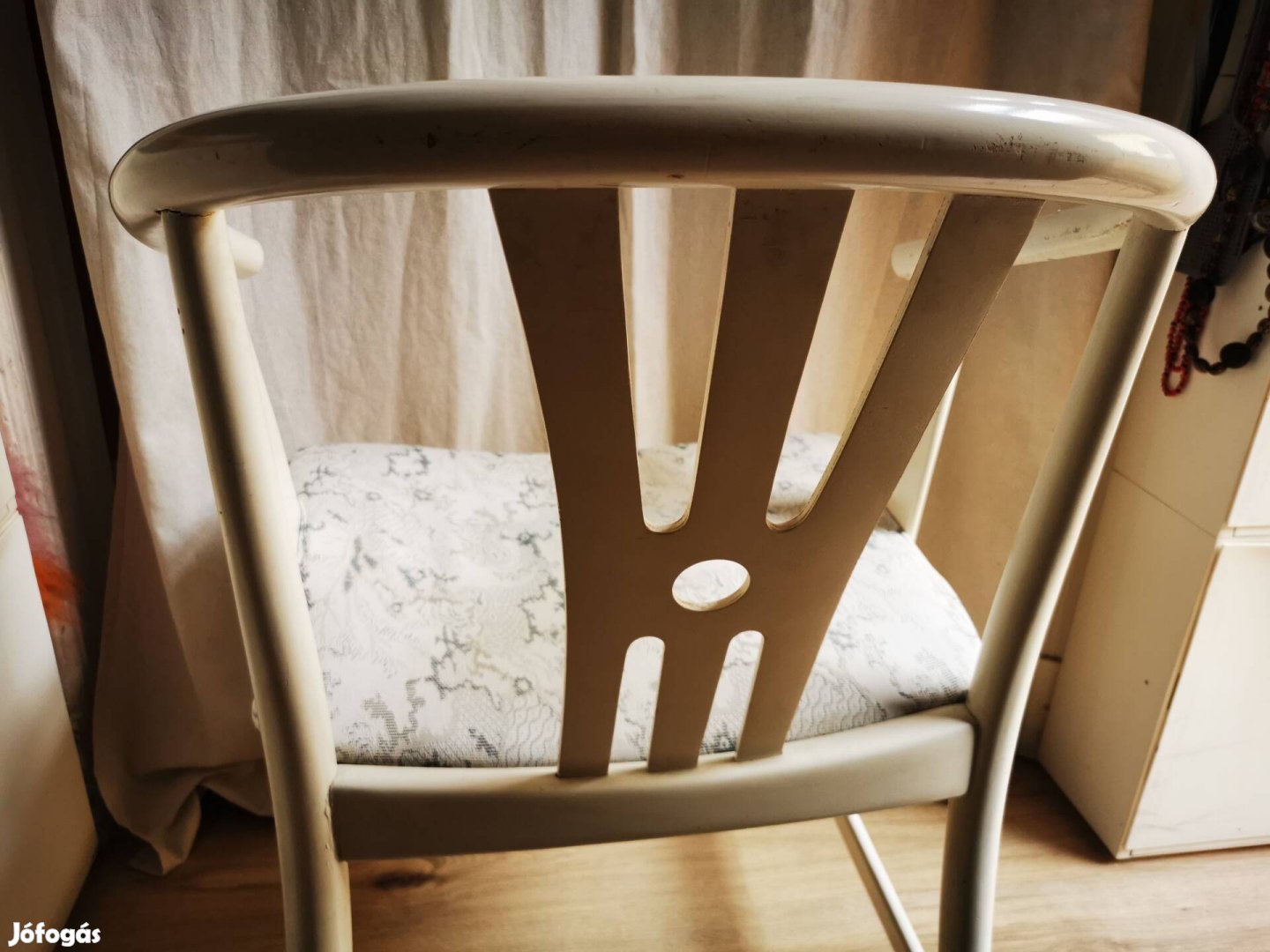 Vintage fa karosszék, karfás szék