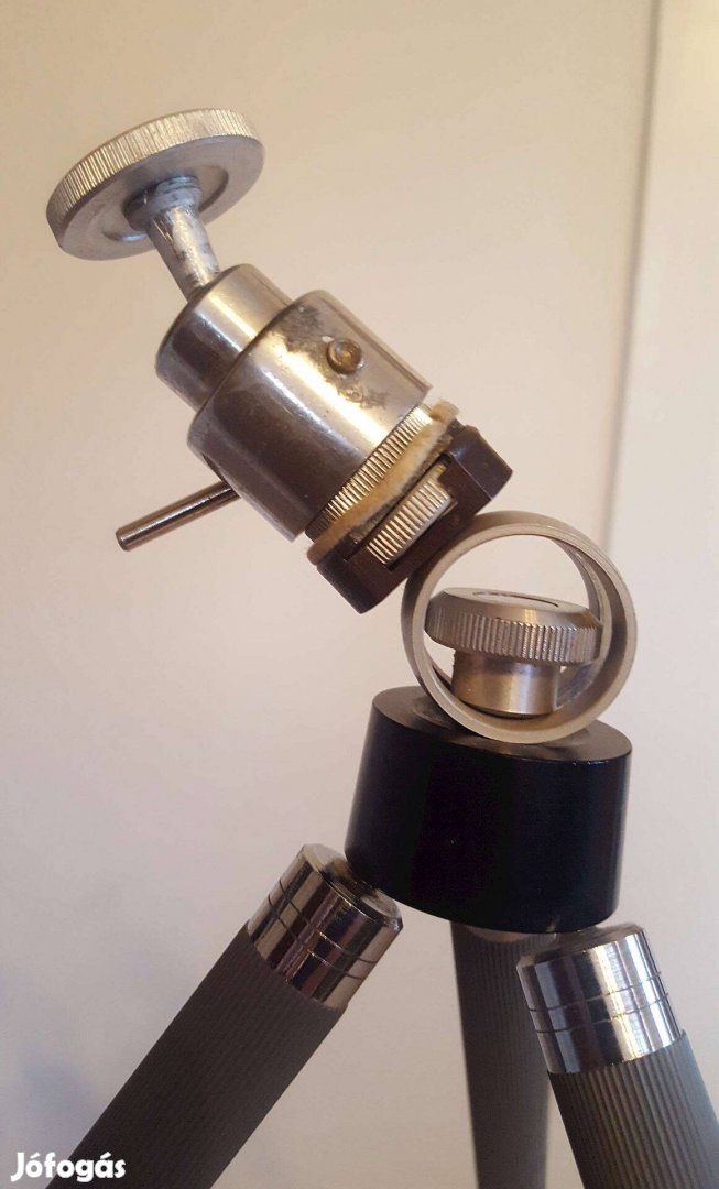 Vintage fotóállvány 3D fejjel