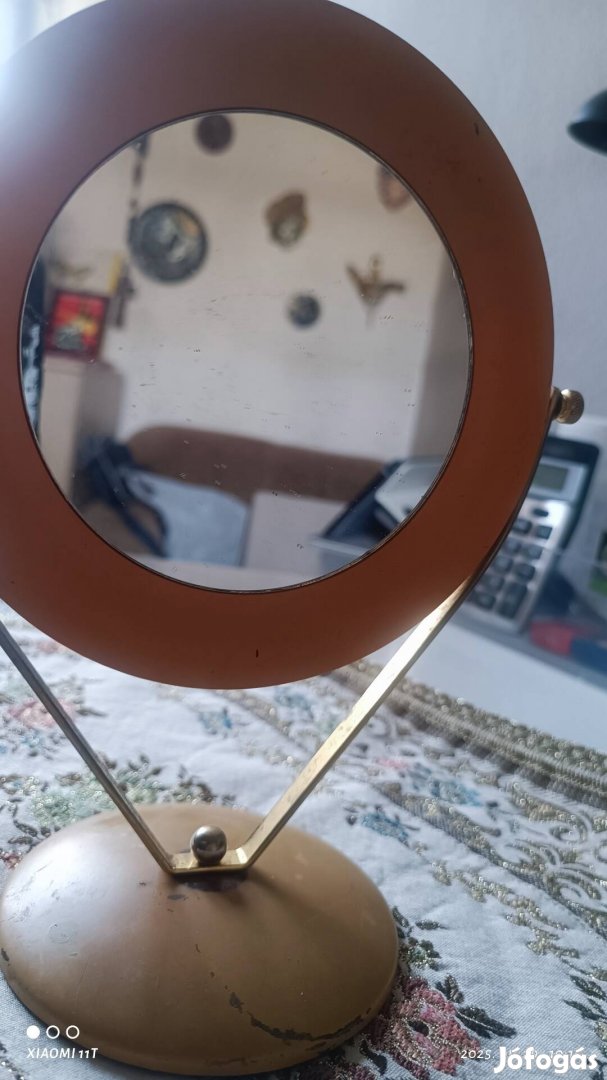 Vintage kozmetikai asztali tükör. Posta 
