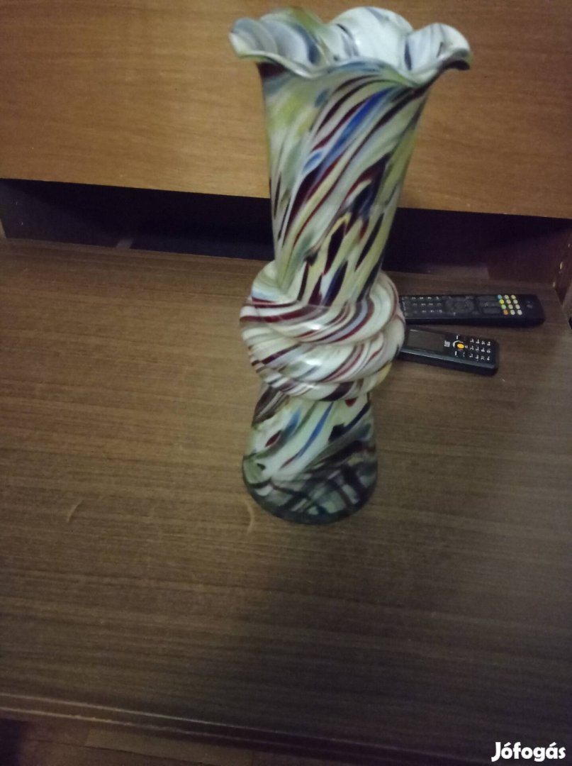 Vintage muranoi művészi üvegváza