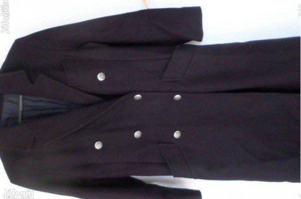 Vintage női gyapjú szövet kabát