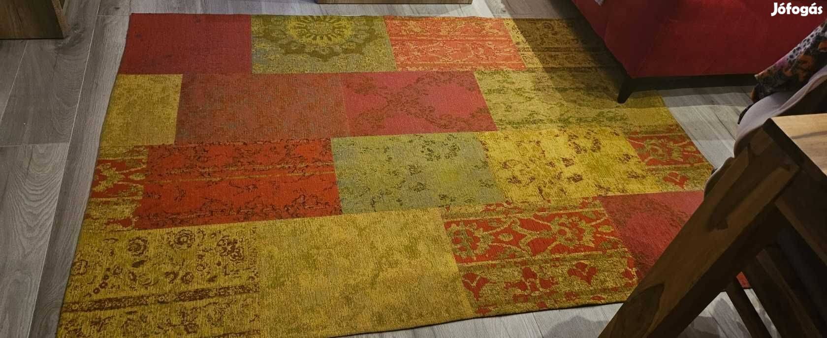 Vintage patchwork szőnyeg, tisztítva