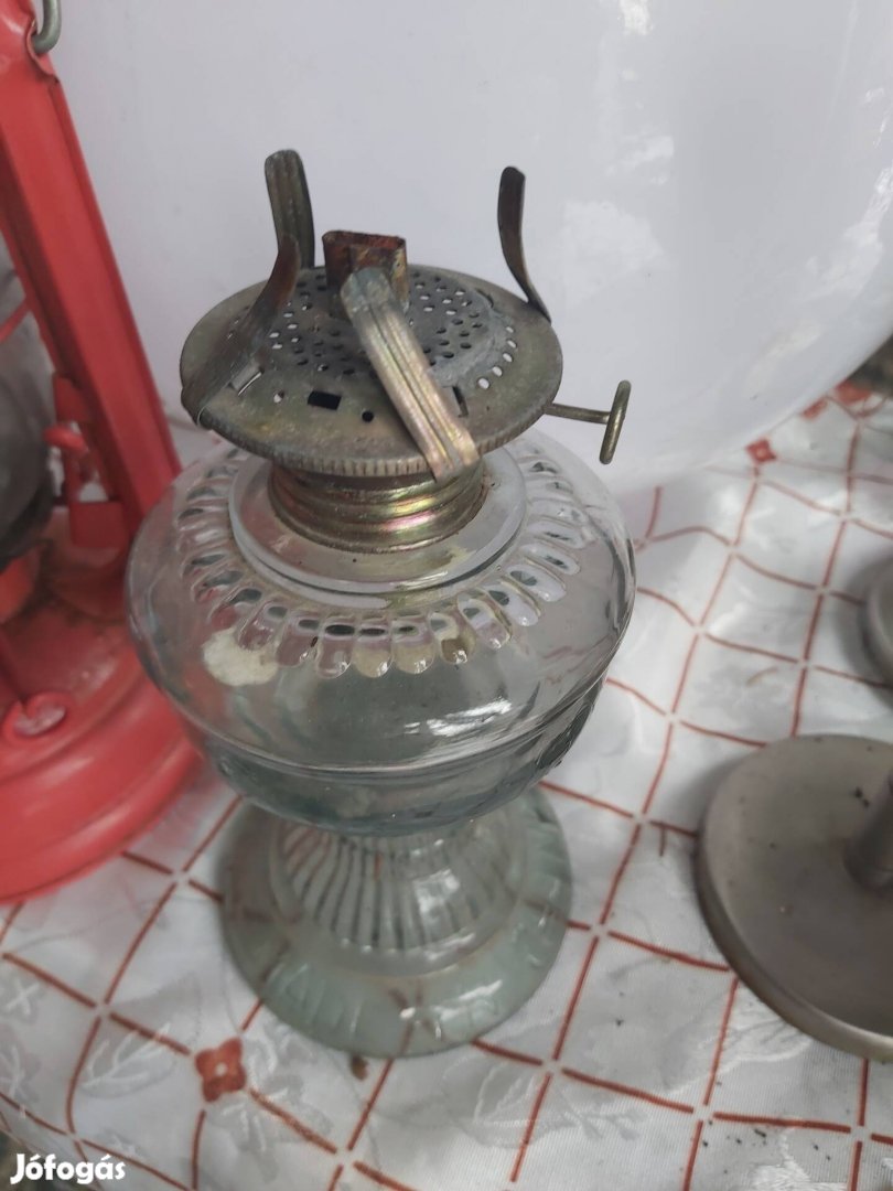 Vintage petróleumlámpa