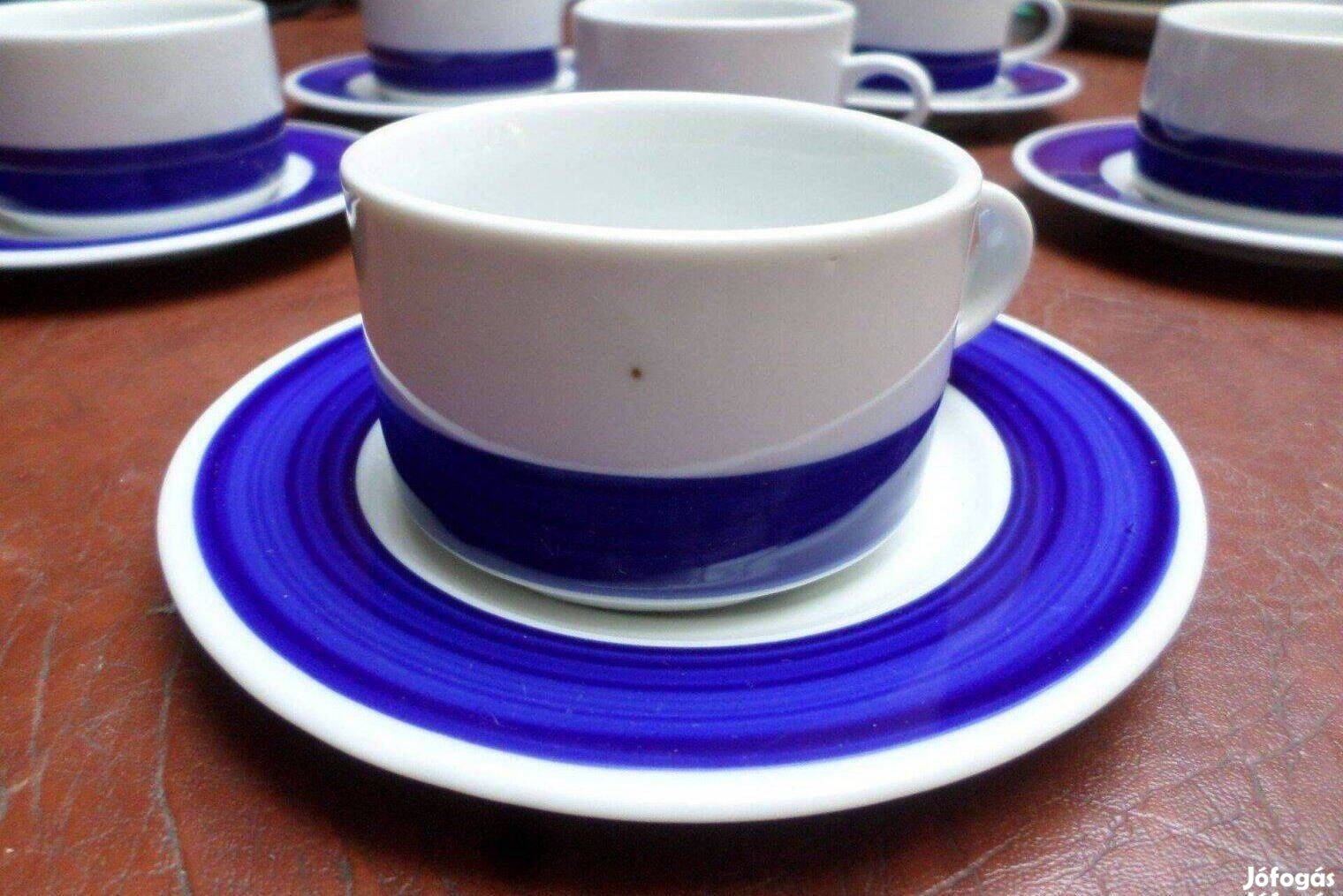 Vintage porcelán kávés csésze készlet DDR Kahla