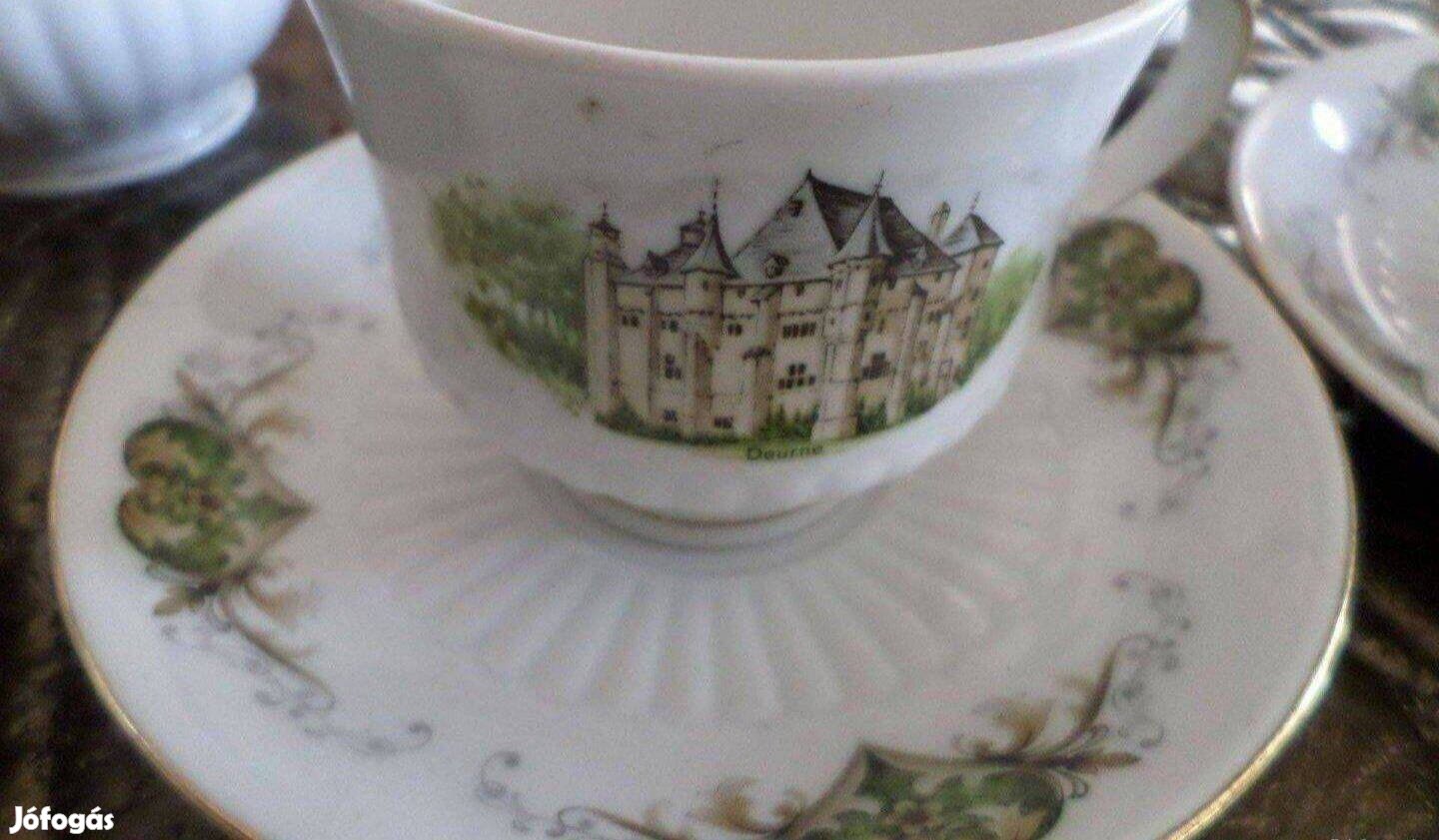 Vintage porcelán kávés teás készlet