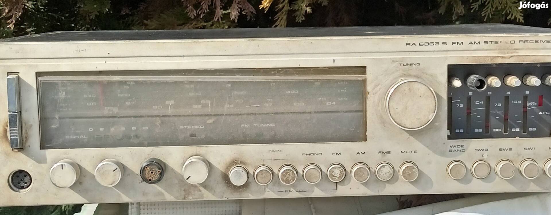 Vintage rádió erősítő 
