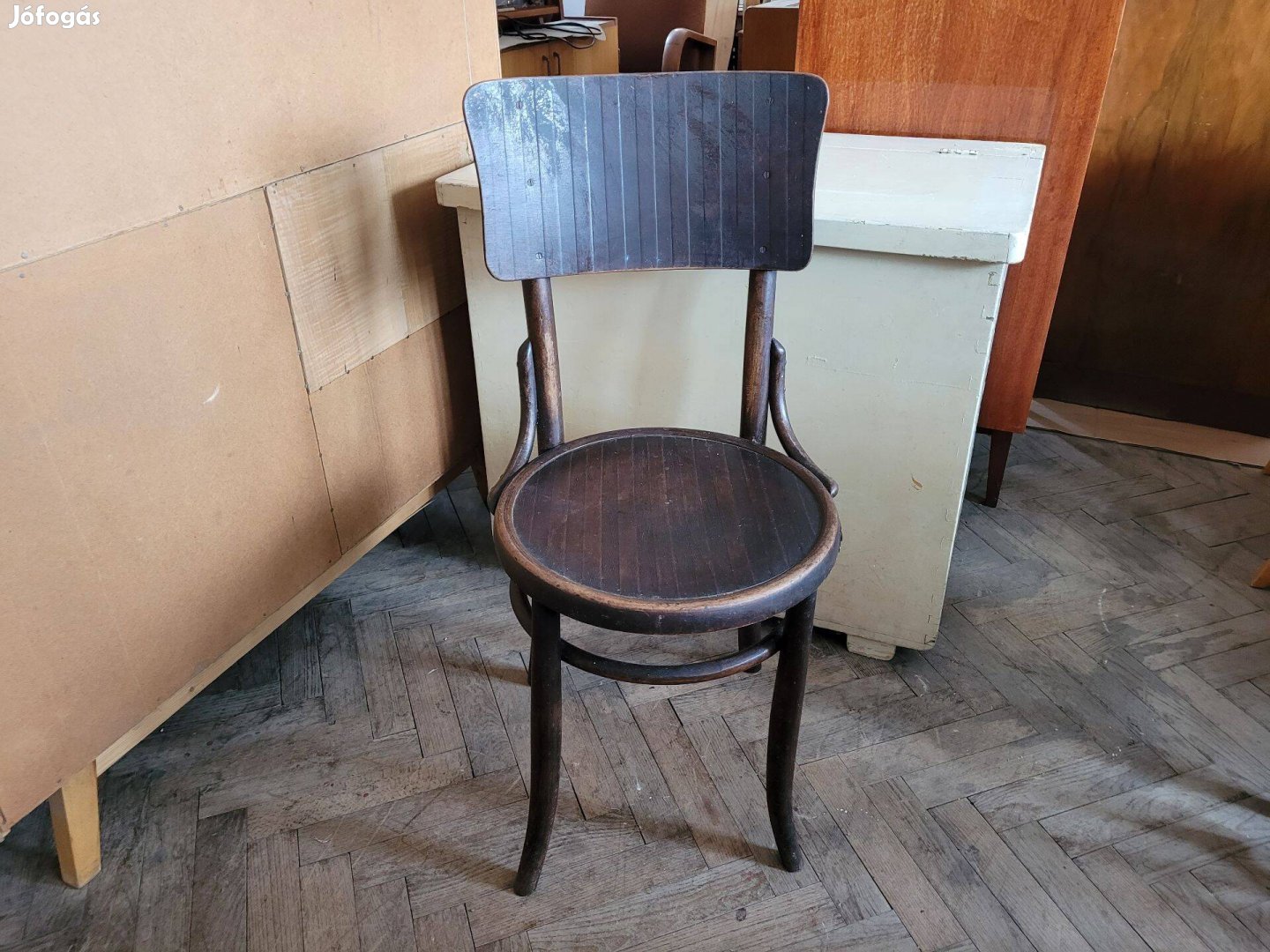 Vintage régi Debreceni fa szék art deco étkezőszék