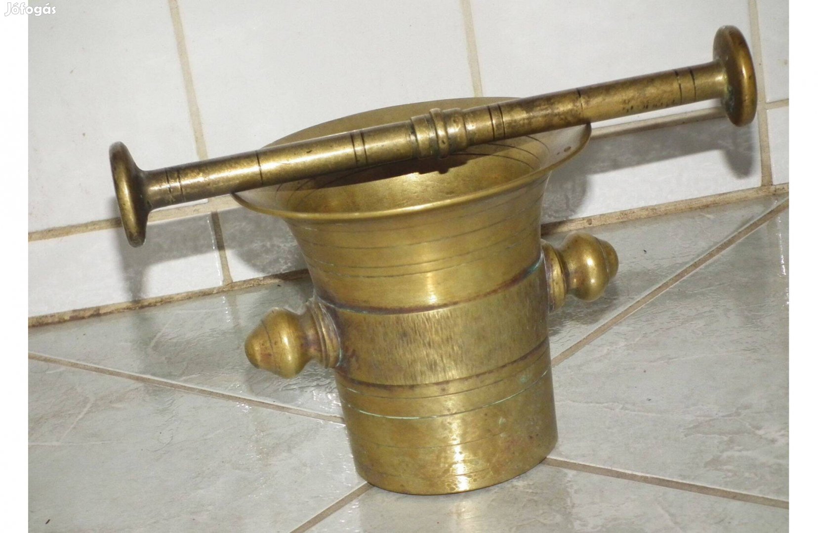 Vintage rézmozsár réz mozsár nr.6