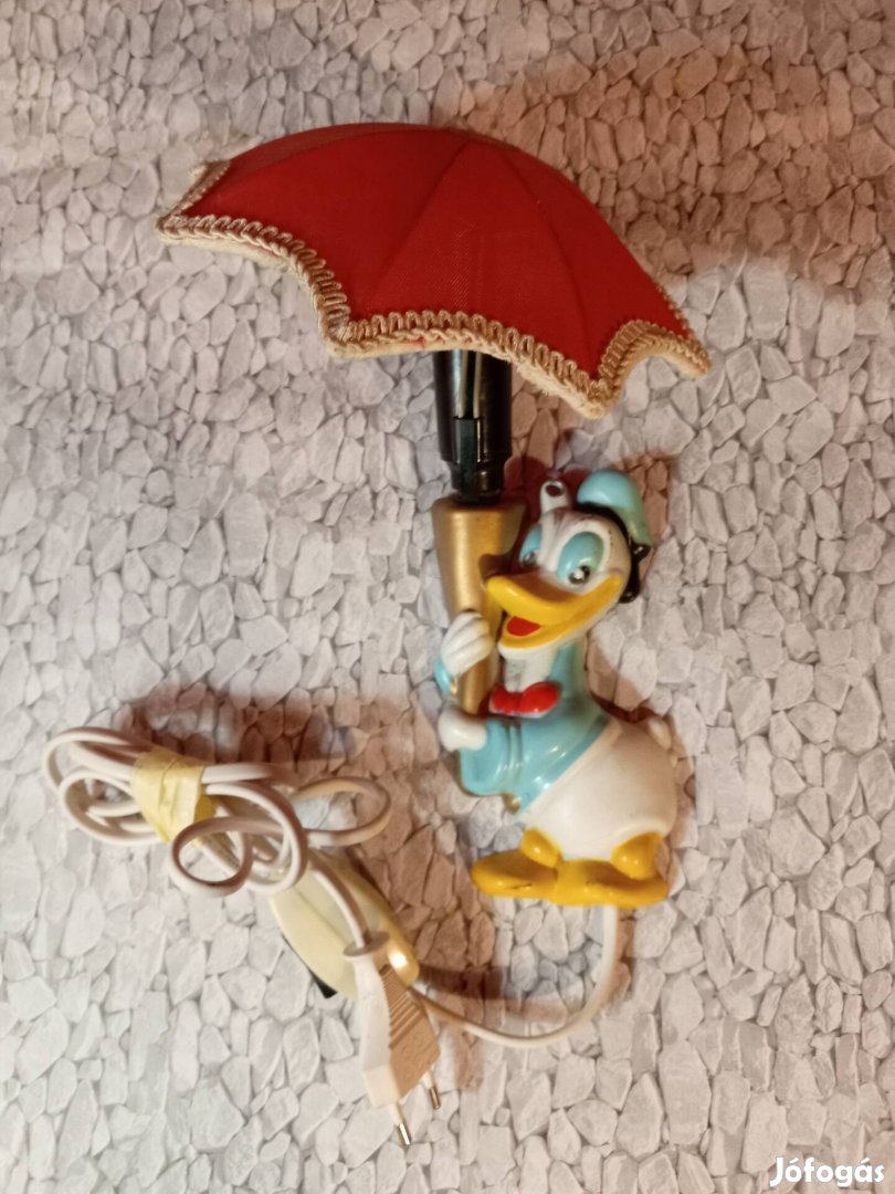 Vintage szovjet Donald kacsa fali lámpa