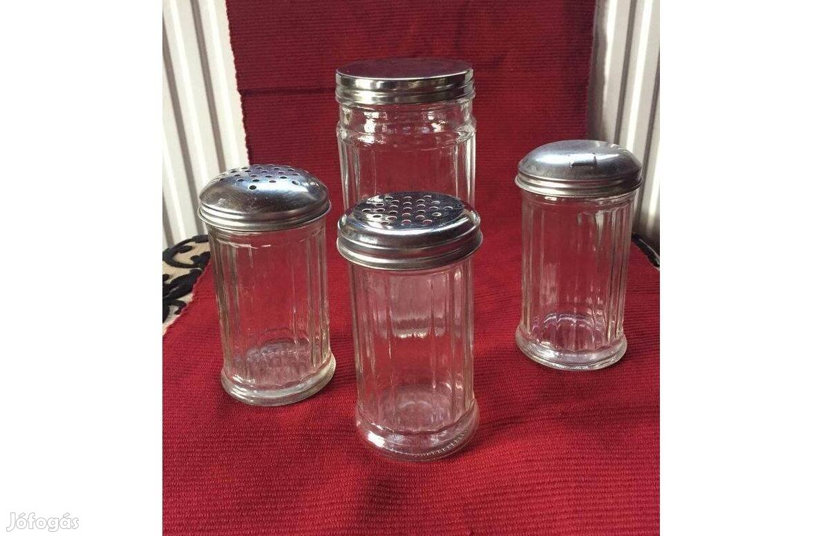 Vintage tároló üvegek