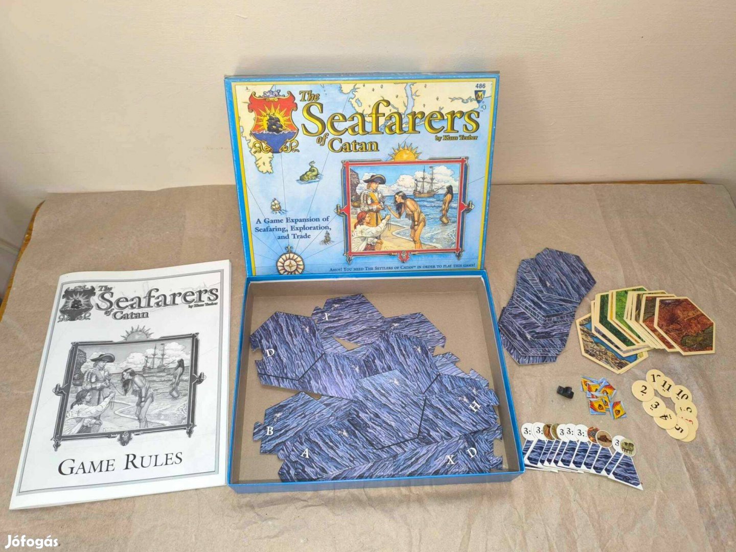Vintage társasjáték The Seafarers of Catan