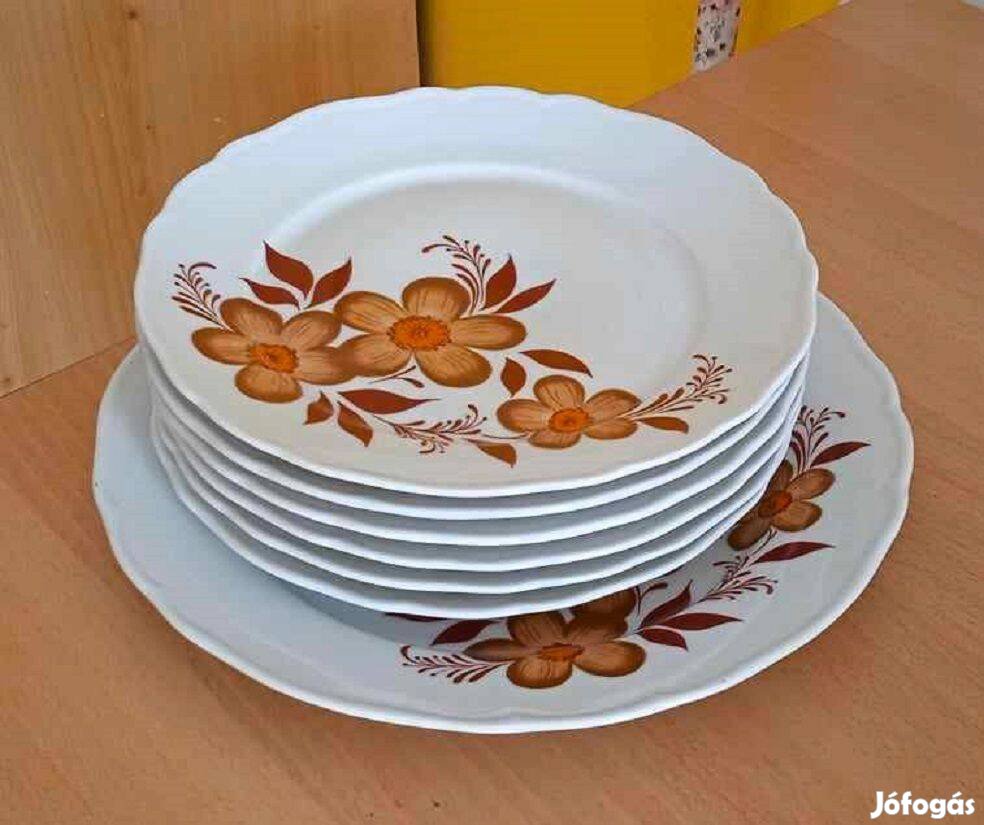 Vintázs Tirschenreuth Bavaria porcelán süteményeskészlet