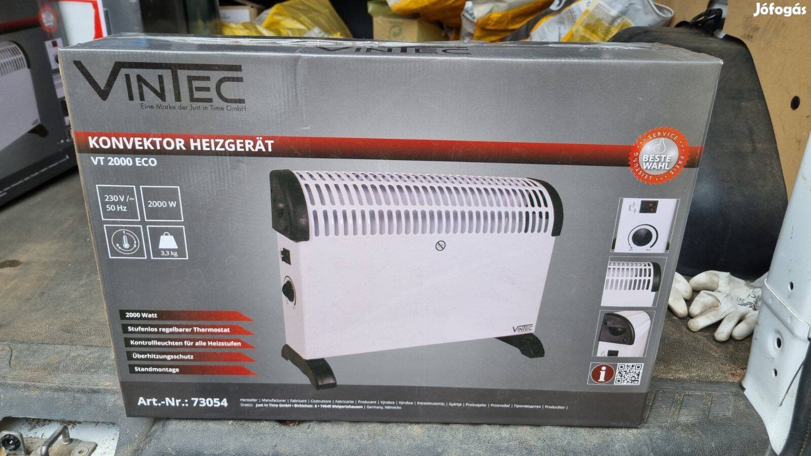 Vintec VT 2000 ECO hordozható 2000W-os konvektoros