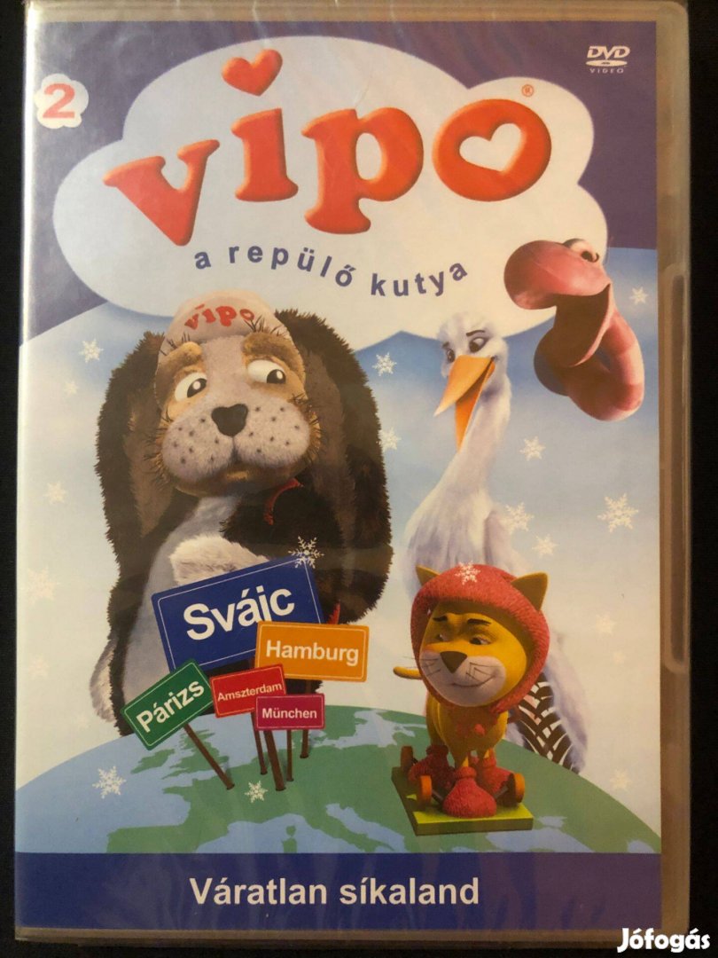 Vipo, a repülő kutya DVD - Váratlan síkaland (vadonatúj, bontatlan)