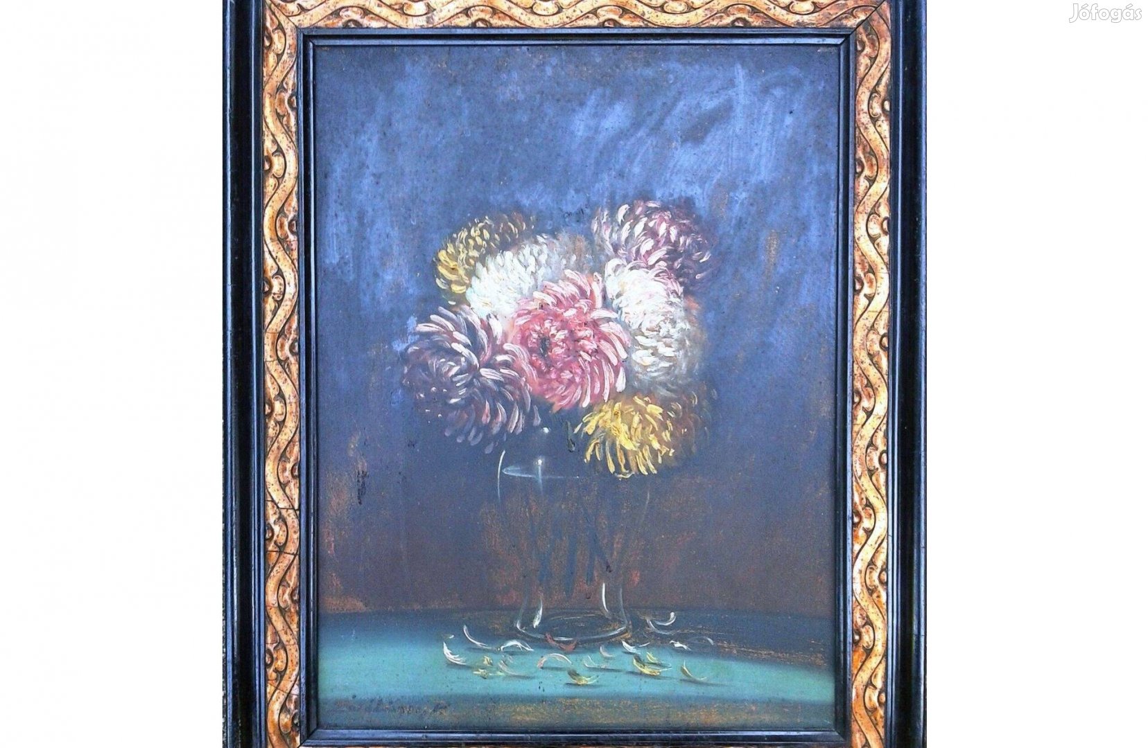 Virág csendélet festmény eladó 48x60 cm