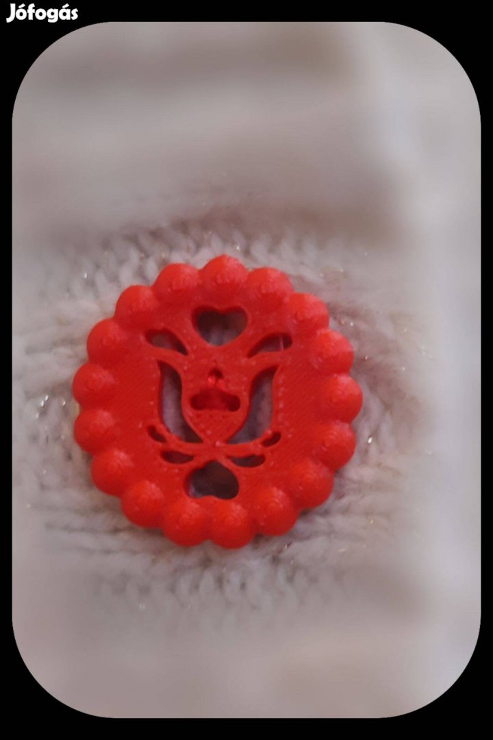Virág gomb 3D nyomtatás