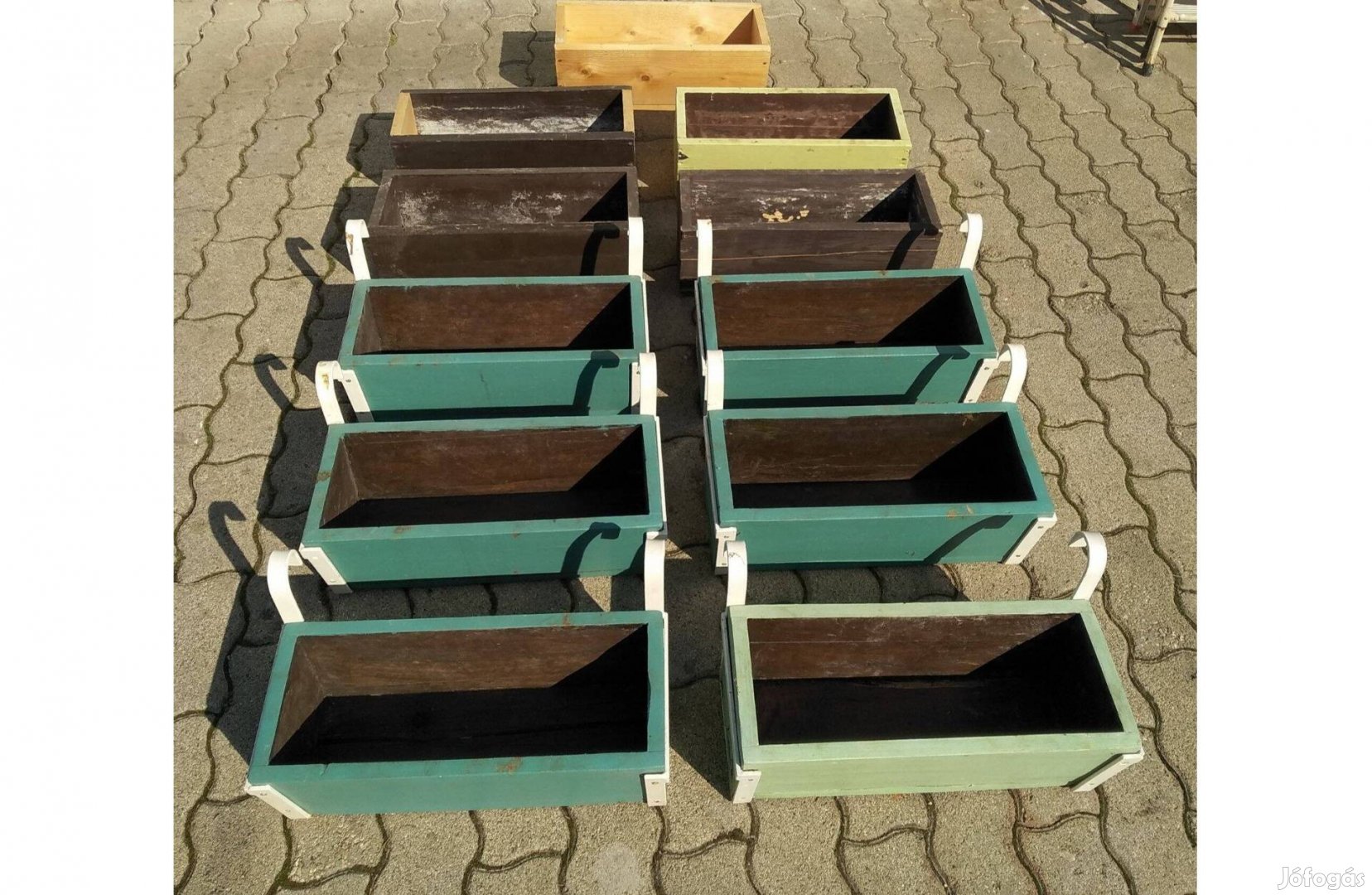 Virág láda 11 db balkonláda, virágláda, virágtartó, kaspó