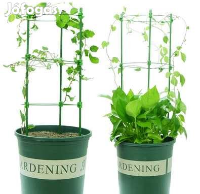 Virág támasztó, 3 pálcás 3 karikás 45cm 3619