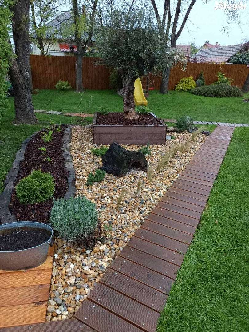 Virágágyás, magaságyás WPC-ből