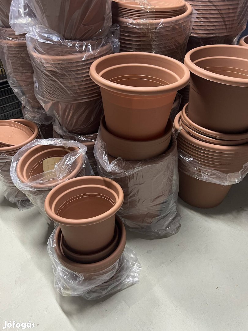 Virágcserép, virágláda, ültető, palántázó